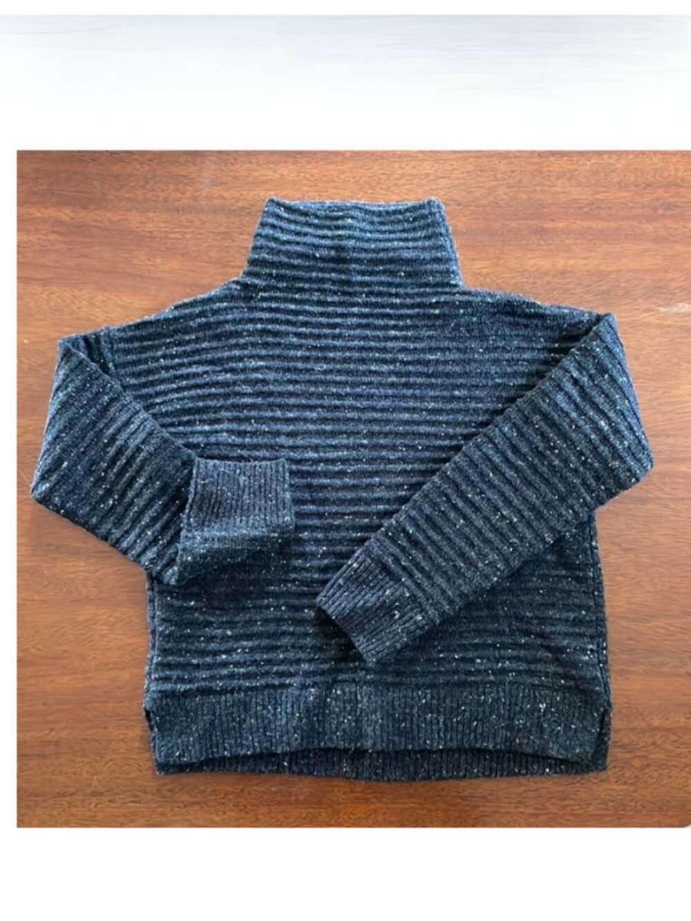 Madewell Belmont Donegal Mock Neck Sweater – Medium